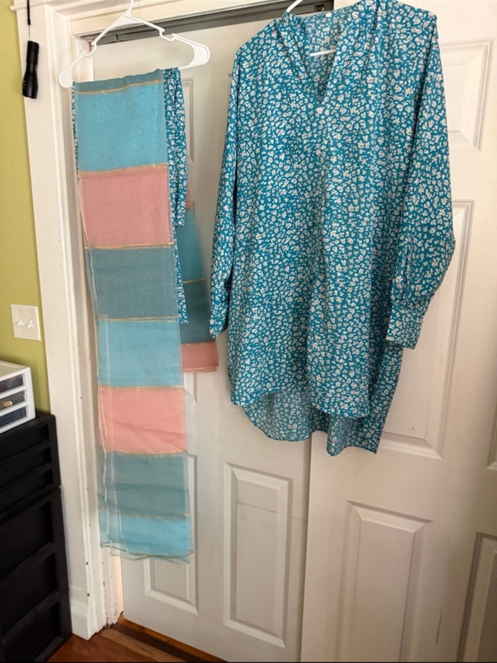 Floral Blue Men's Shirt